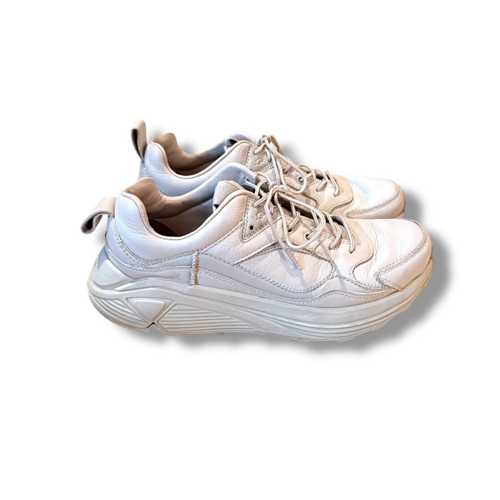 UGG Miwo Trainer Low Sneakers Men’s Size 8‎ Beige Lace Up Casual Shoes
